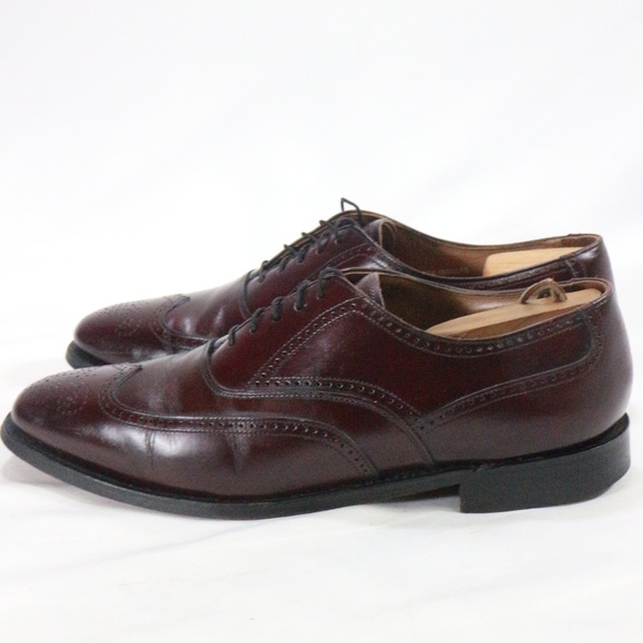 Bostonian Other - BOSTONIAN CLASSICS Burgundy Wingtip Oxford Shoes Sz 10 US Men